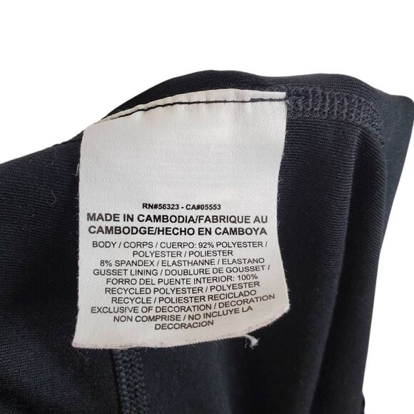 Nike Dri-Fit Run Fast Live Fearless Drawstring Active Capri Leggings Black Small - Picture 8 of 15